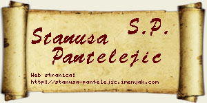 Stanuša Pantelejić vizit kartica